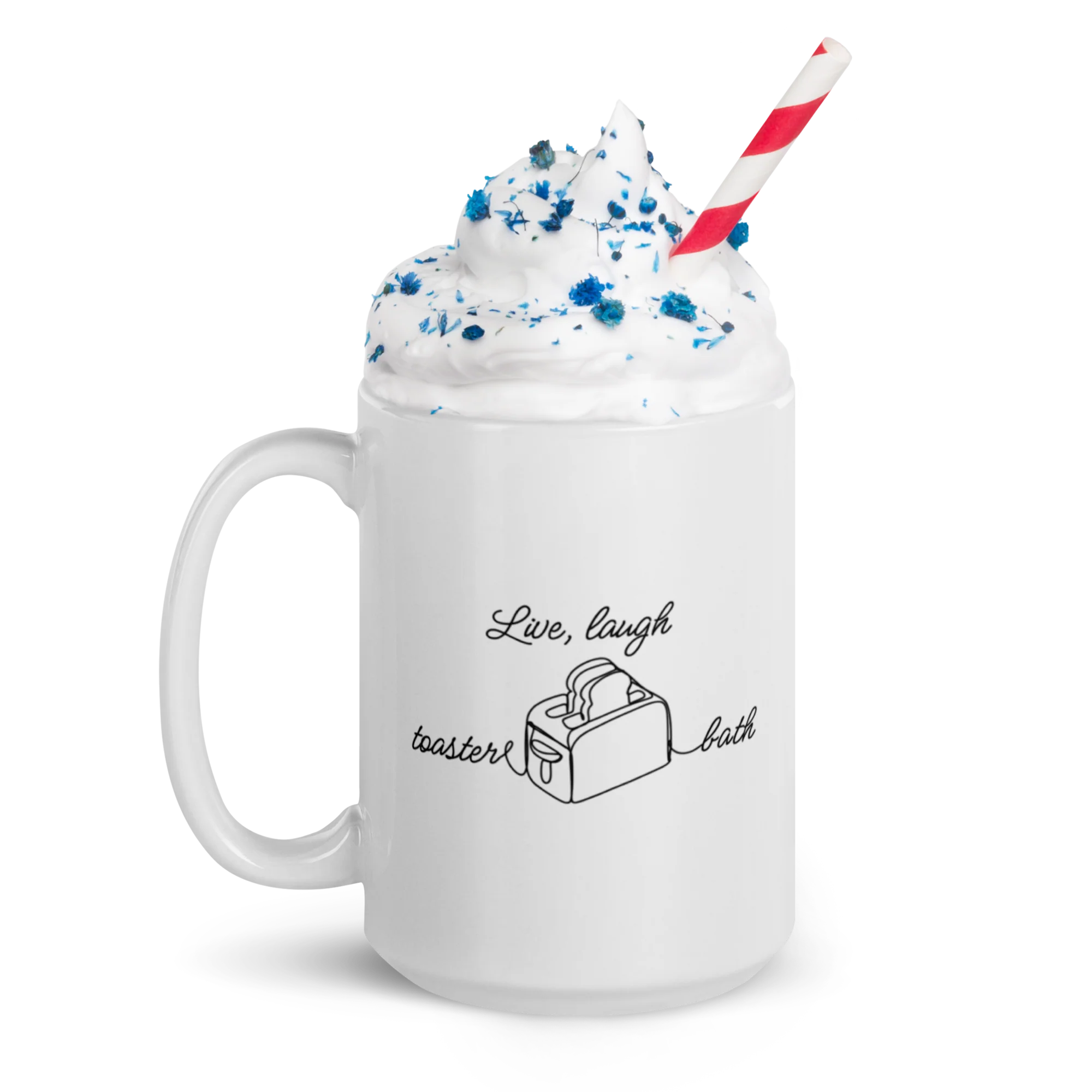 🍞 Live, laugh, toaster bath mug 🛁 (BOBI) - Image 4