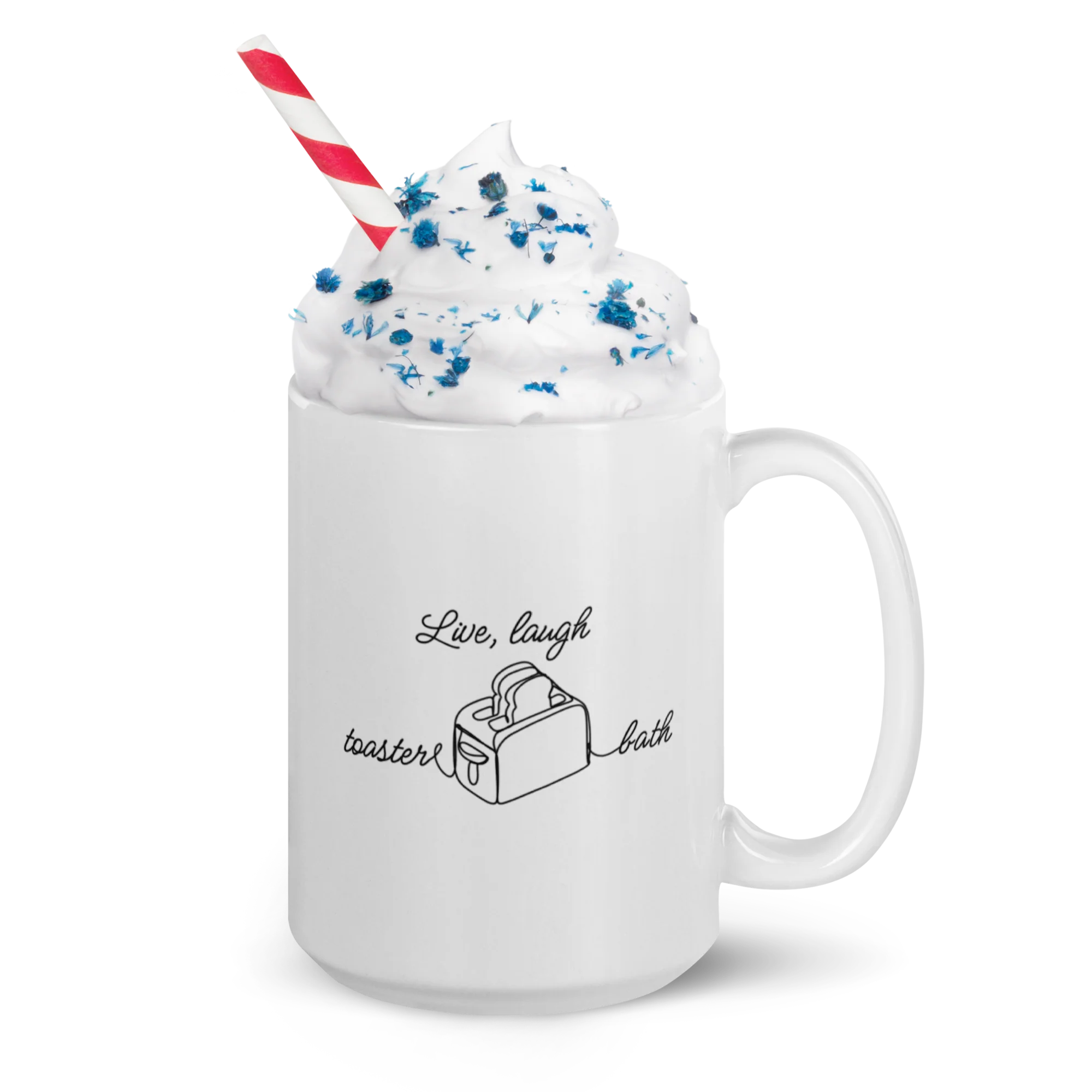🍞 Live, laugh, toaster bath mug 🛁 (BOBI) - Image 5