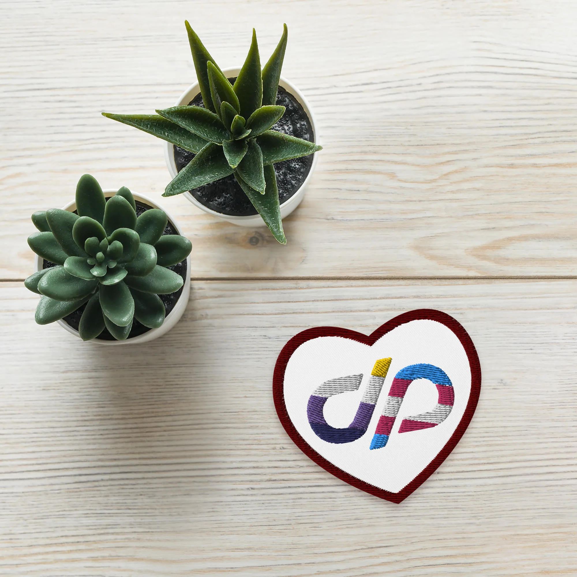 Embroidered patches with Pronouns Page logo - Image 2