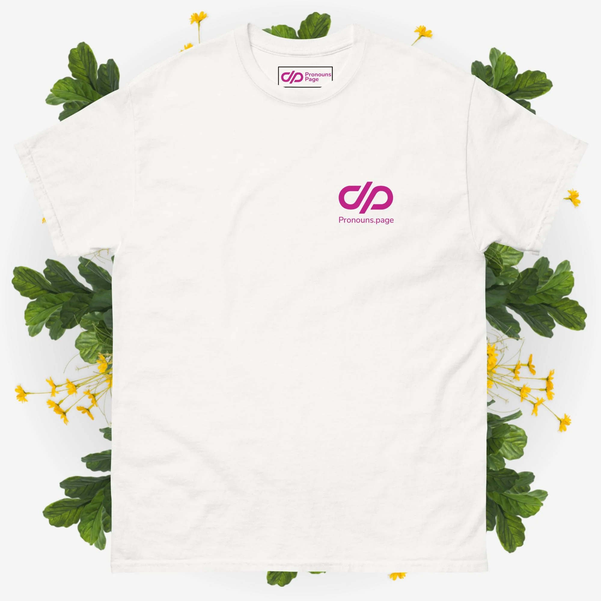 Natural Pride collection "The Pronouns People" rainbow tee - Image 3