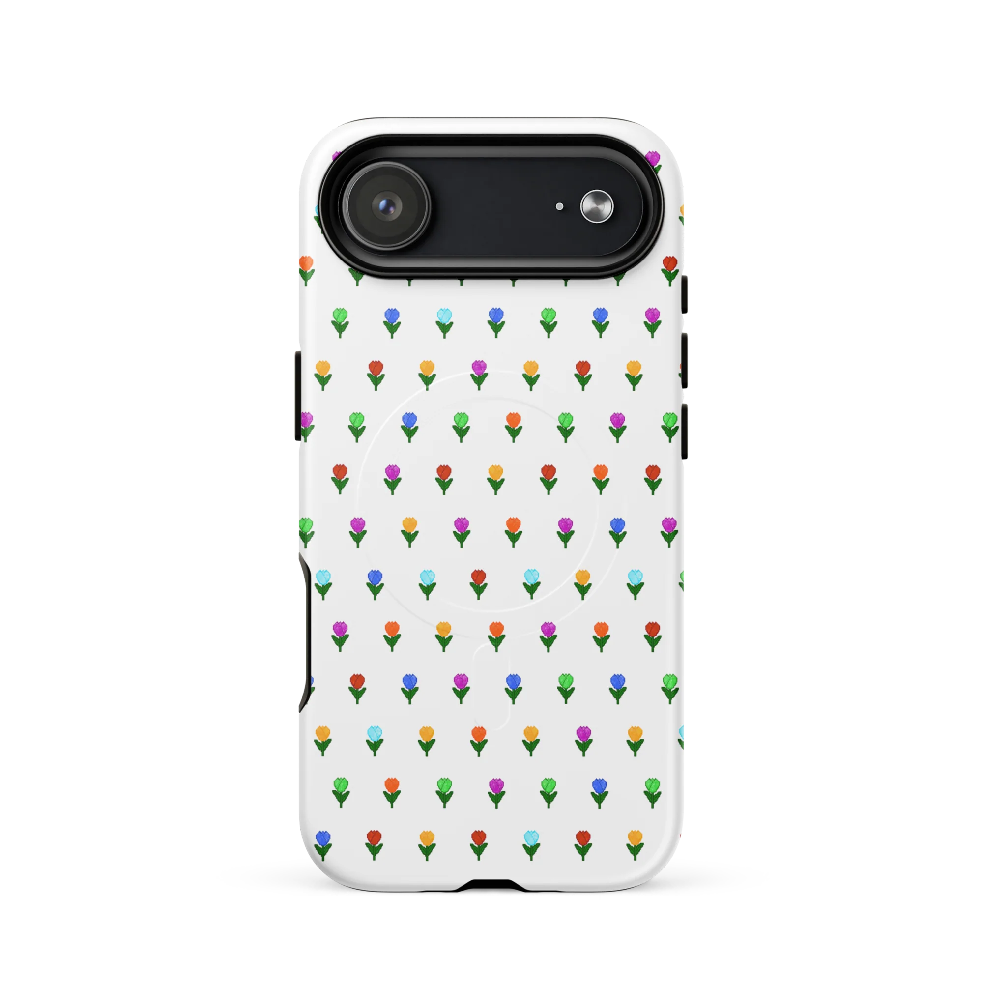 Tulip pixel dot MagSafe® tough case for iPhone® - Image 10