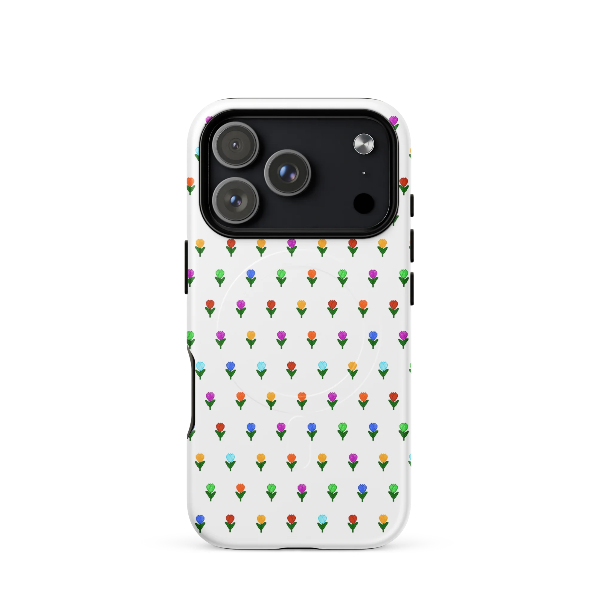 Tulip pixel dot MagSafe® tough case for iPhone® - Image 11